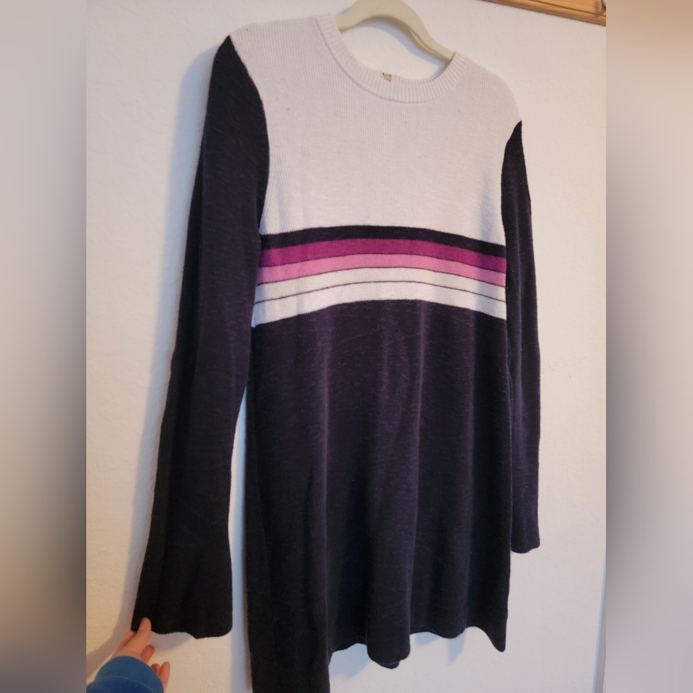 Free People Colorblock Sweater Dress